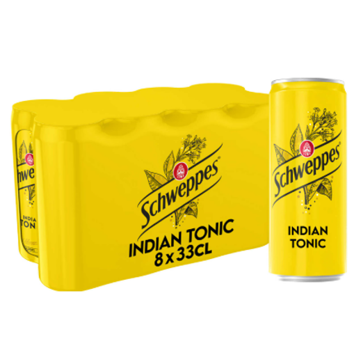 Afbeeldingen van SCHWEPPES INDIAN TONIC 8X33CL